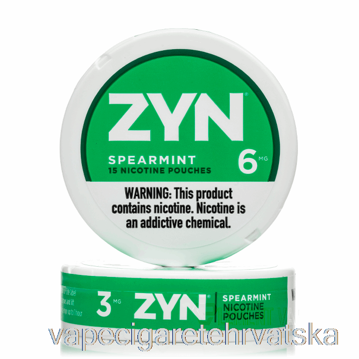 Vape Cigarete Zyn Nikotinske Vrećice - Spearmint 6 Mg (5 Pakiranja)